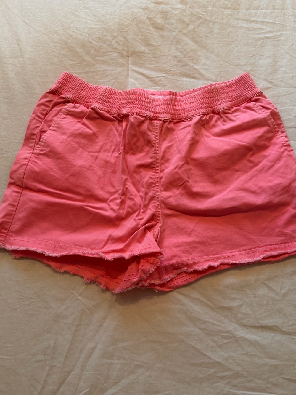 Vineyard Vines Women’s Pink Elastic-Waist Casual Shorts